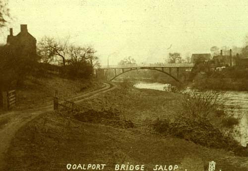 Coalport bridge and toll houses.